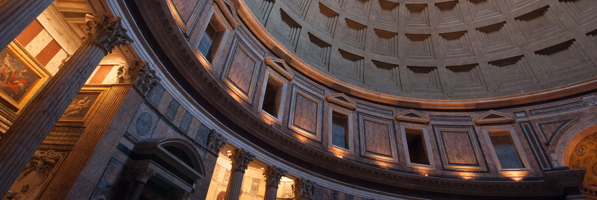 Interior view of the Pantheon of Agrippa